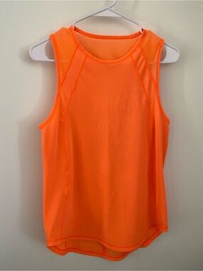 Lululemon Orange Athletic Tank